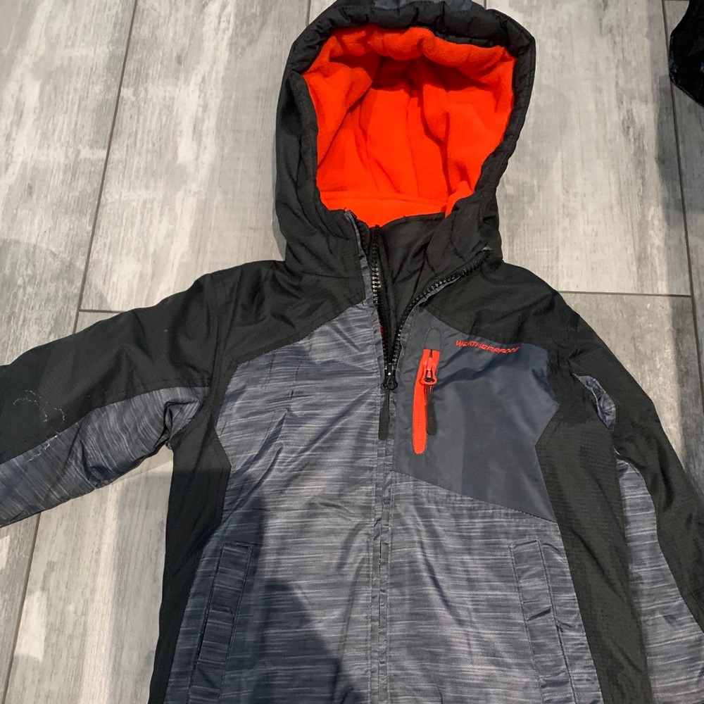 Weather proof toddler boys coat